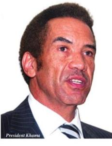 President of Botswana Lt. General Dr Seretse Khama Ian Khama